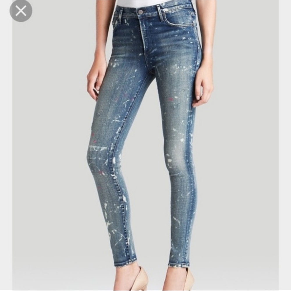 NWT CITIZENS OF HUMANITY Rocket High Rise Skinny S